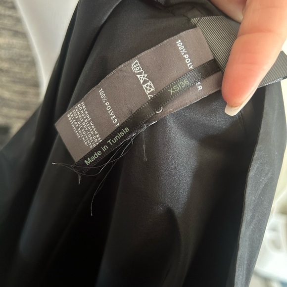 Lilith black short sleeve button down dress size 36/XS - Picture 12 of 13